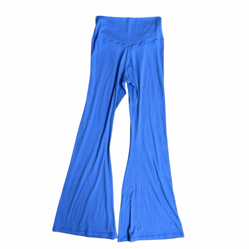 OFFLINE By Aerie Real Me High Waisted Crossover Flare Legging Blue Size Large - Picture 5 of 10